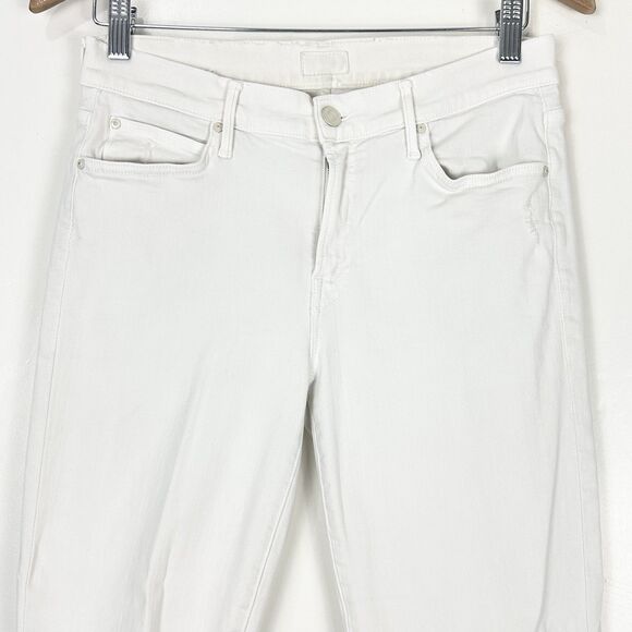 Mother The Rascal Ankle Snippet Jeans Size 30 In Sexy Just Walked Into Town - Picture 4 of 15